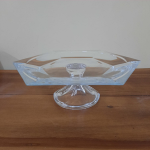 Bandeja de vidro grosso Viola pontas