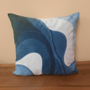 AL36 azul veludo ondas